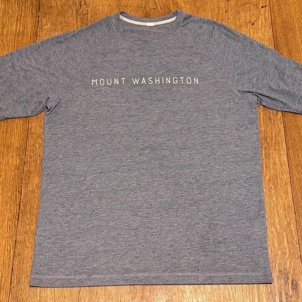 Sport-Tek Mount Washington, NH Men's T-Shirt - Large, Blue-Gray Heather